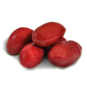 Rote Cerignola Oliven 70/90  2,50 Kilo Dose