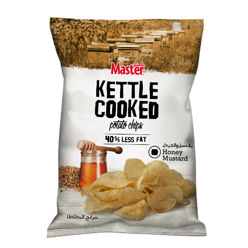 Master Kettle Chips, Honey Mustard 40g GRESAM Handels GmbH