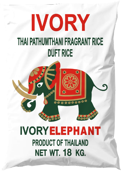 Ivory Elephant Thai Jasmin Reis 18kg