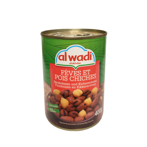 Al Wadi Foul Moudammas m/ Kichererbsen 400g