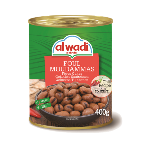 Al Wadi Foul Moudammas m/ Chili  400g