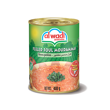 Al Wadi Geschälte Foul Moudammas 400g