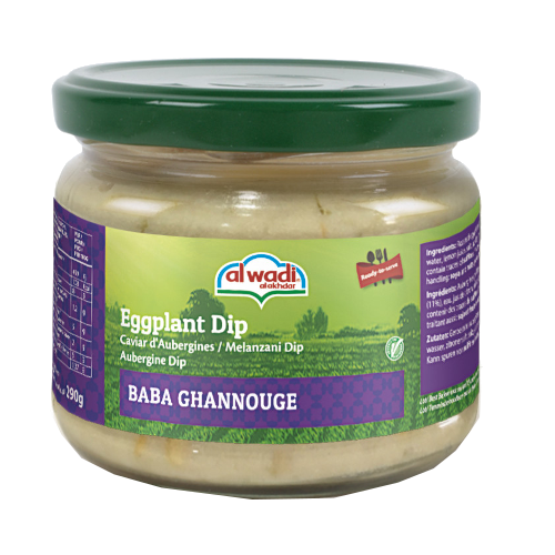 Al Wadi Baba Ghanouge Gourmet, Essfertig Glas 290g