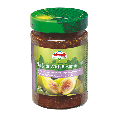 Al Wadi Feigen Marmelade mit Sesam 370g