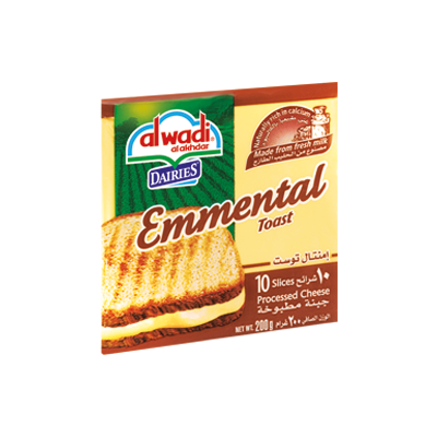 Al Wadi Emmentaler Toast Käse 200g