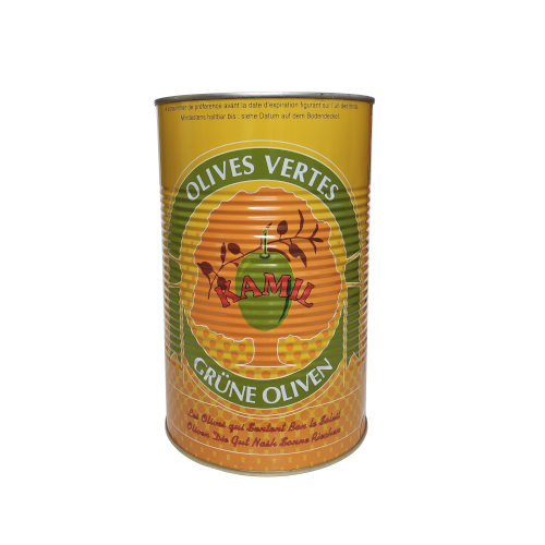 Marokko Grüne Oliven Mit Kerne 5/1 Dose 30/33 2,75kg