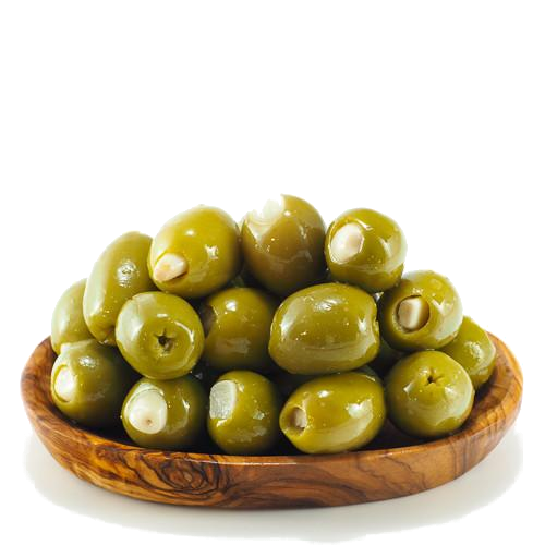 Grüne Oliven gefüllt mit Knoblauch Super Colossal 10kg