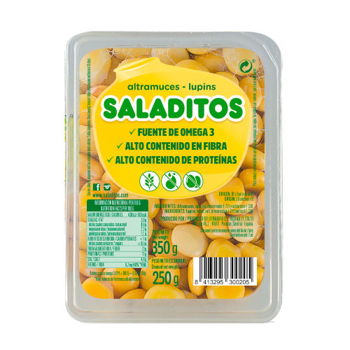 Spanische Saladitos Lupin/Termos 350g Plastik 