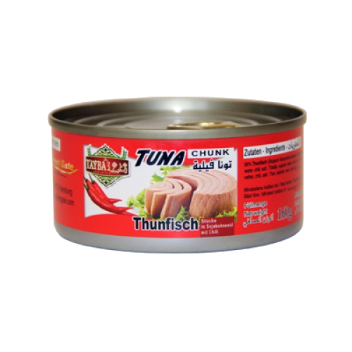 Tayba Thunfischstücke in Veg. Öl m/ Chili 160g - Thailand