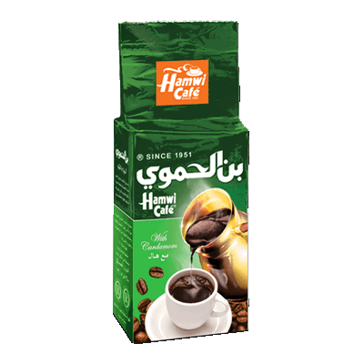 Hamwi Cafe, Green w/ Cardamom 500g - Syrien