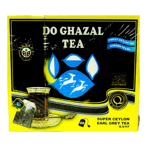 Do Ghazal Earl Grey Tee, Schwarz, 100 Beutel