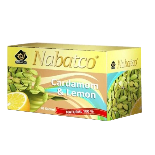 Nabatco Tee, 20 Beutel, Kardamom & Zitrone