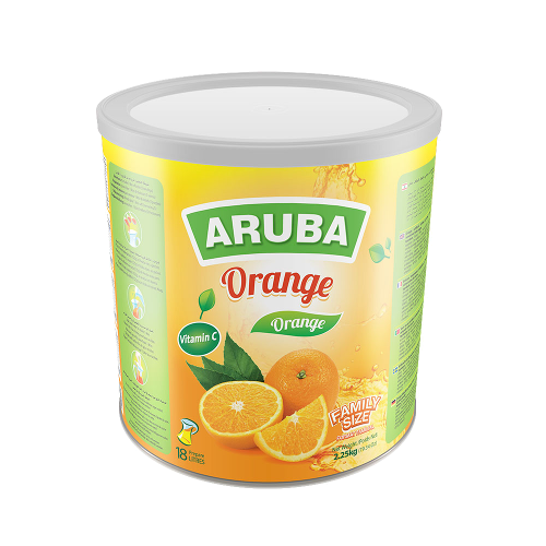 Aruba Instant Pulvergetränk in Dose, Orange 2,25kg