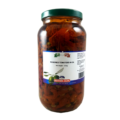 Madama Oliva Sonnengetrocknete Tomaten in Öl m/ Kapern 2,9kg