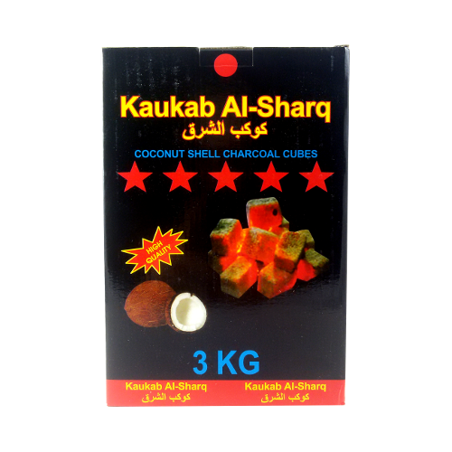 Kaukab Al-Sharq Kokosnusskohle Vietnam 3kg