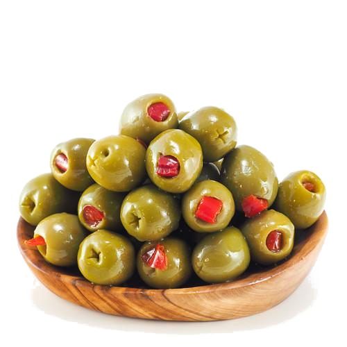 Grüne Oliven gefüllt mit Piri-Piri S. Mamouth 91-100 10kg