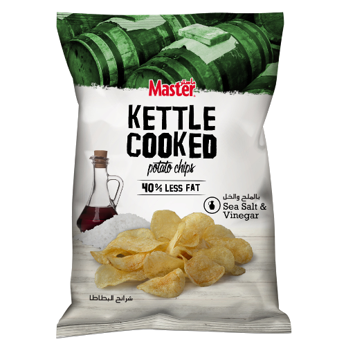 Master Kettle Chips, Sea Salt & Vinegar 40g