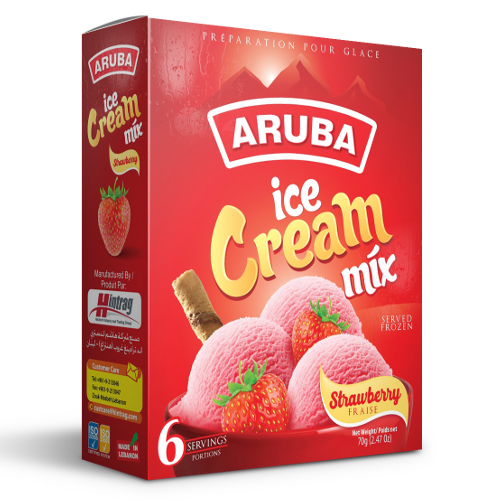 Aruba Eiscreme, Erdbeere 70g