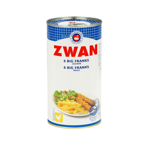 Zwan Chicken/Hühner Hotdog, groß 560g