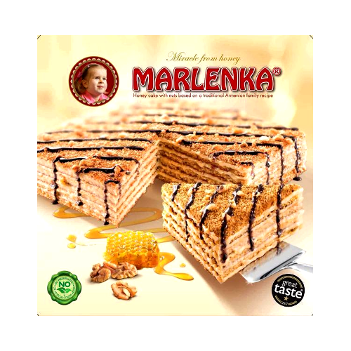 Marlenka Honigtorte mit Nüssen 800g