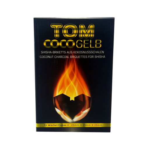 Tom Coco Gelb, Kokosnusskohle 1kg