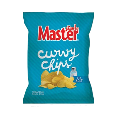 Master Curvy Chips, Salt 120g
