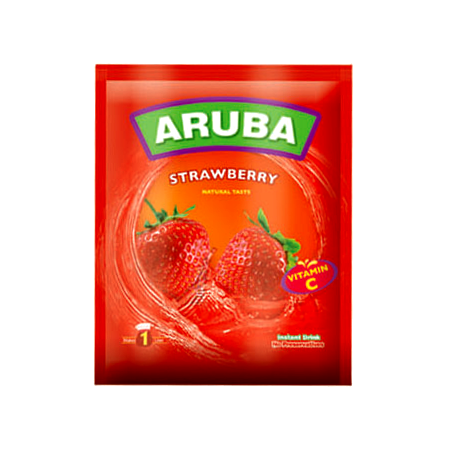 Aruba Instant Pulvergetränk, Erdbeere (12x30g/12x1Liter)