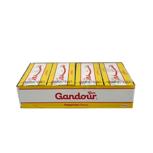 Gandour Kaugummi, Peppermint Flavour, 20 Packungen