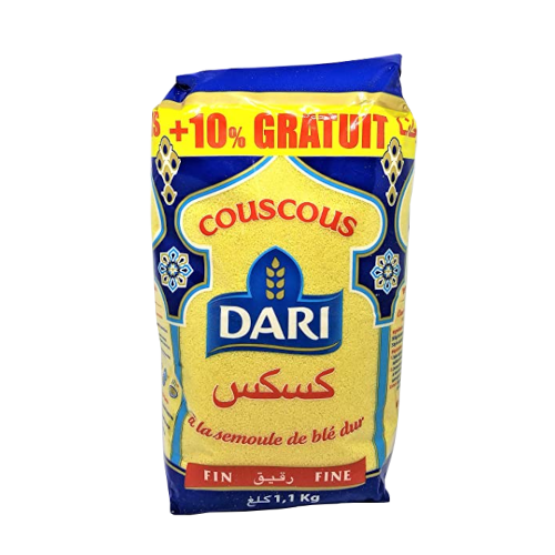 Dari Couscous Fein 1kg +10% Gratis - Marokko