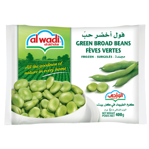 Al Wadi Tiefkühl Grüne Dicke Saubohnen 400g